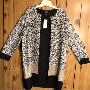 Chico’s animal print duster